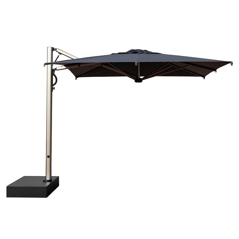 Gas-spring retractable parasols